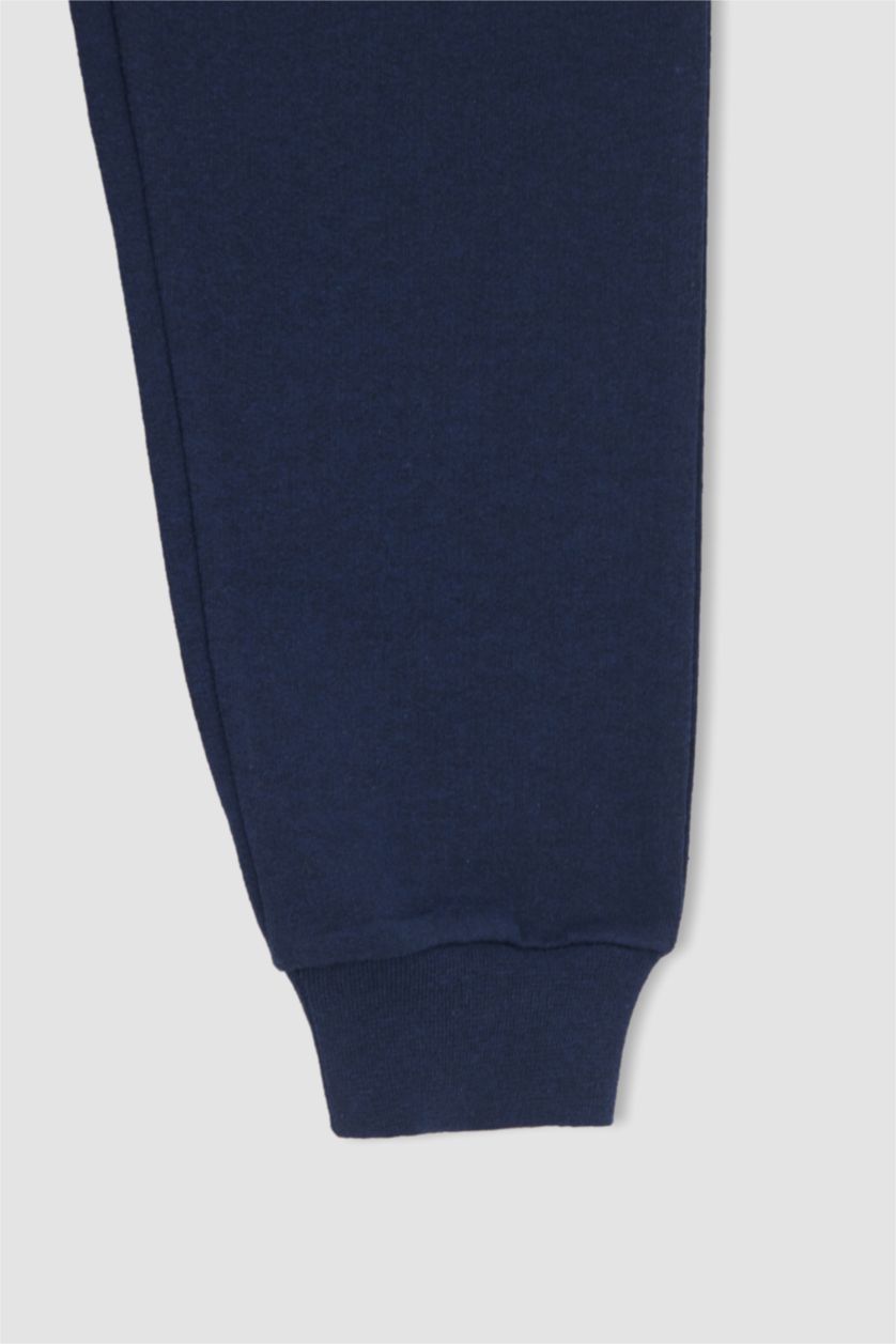 BOYS & TEENS Dark Blue Boys Cargo Pocket Tracksuit Bottoms