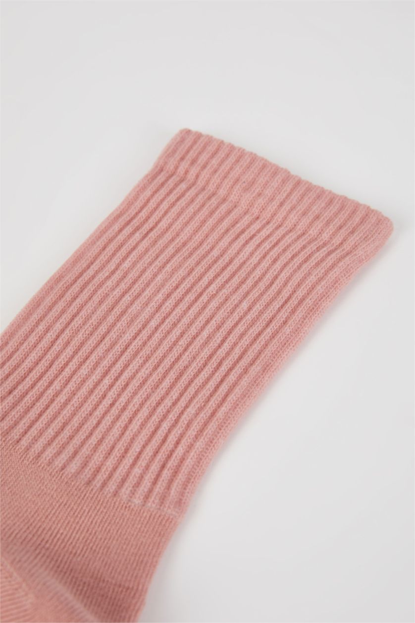 WOMAN Pink Women's Cotton Long Socks