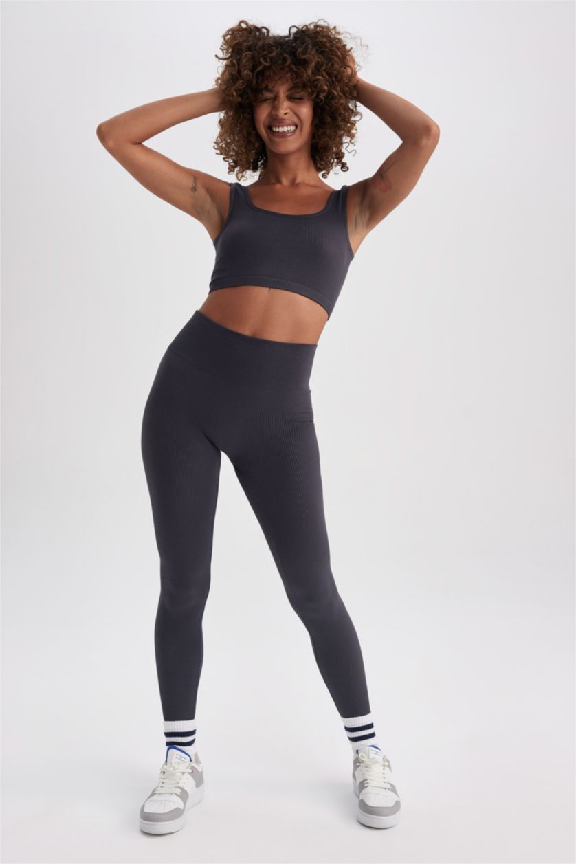 نساء أنثرا حمالة صدر برا رياضي بدون خياطة بياقة دائرية