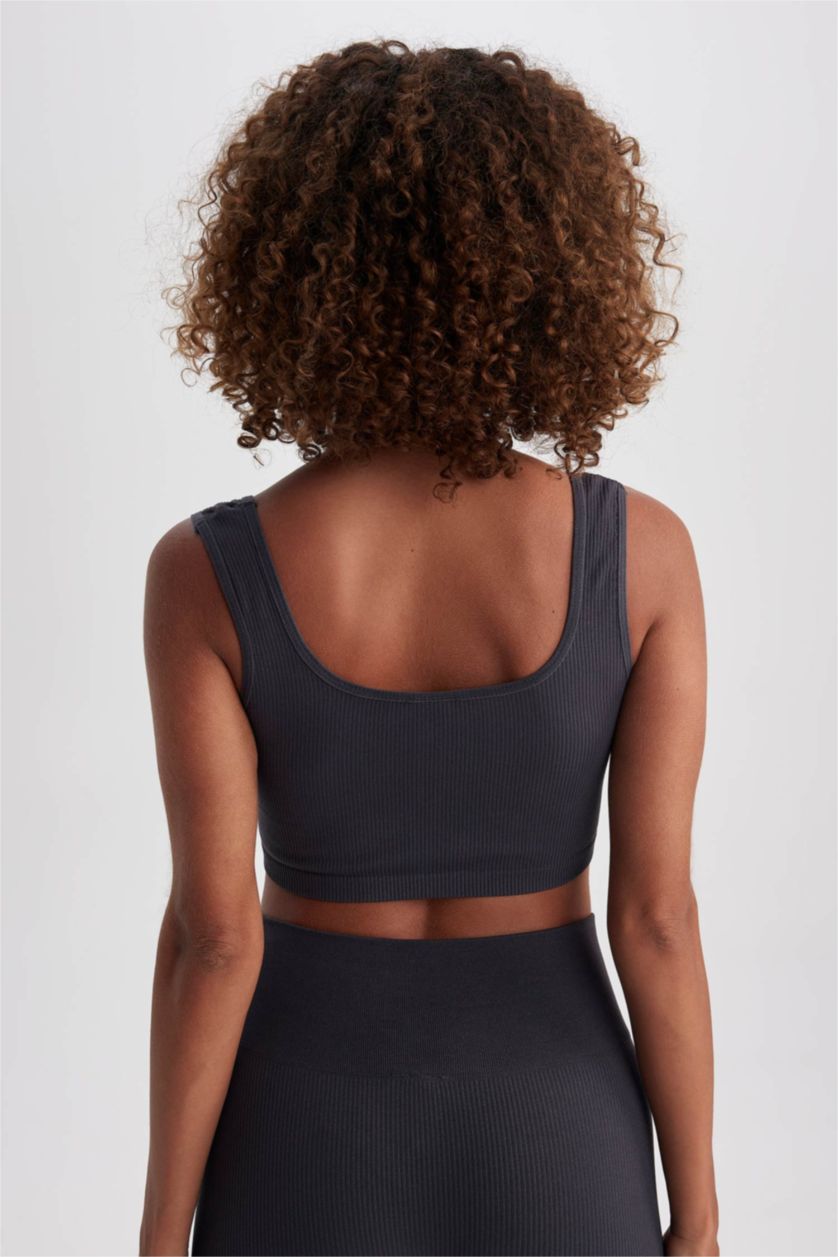 نساء أنثرا حمالة صدر برا رياضي بدون خياطة بياقة دائرية