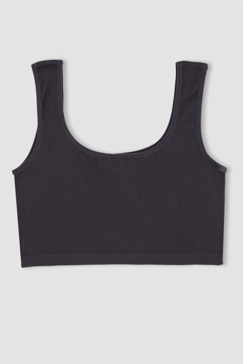 نساء أنثرا حمالة صدر برا رياضي بدون خياطة بياقة دائرية