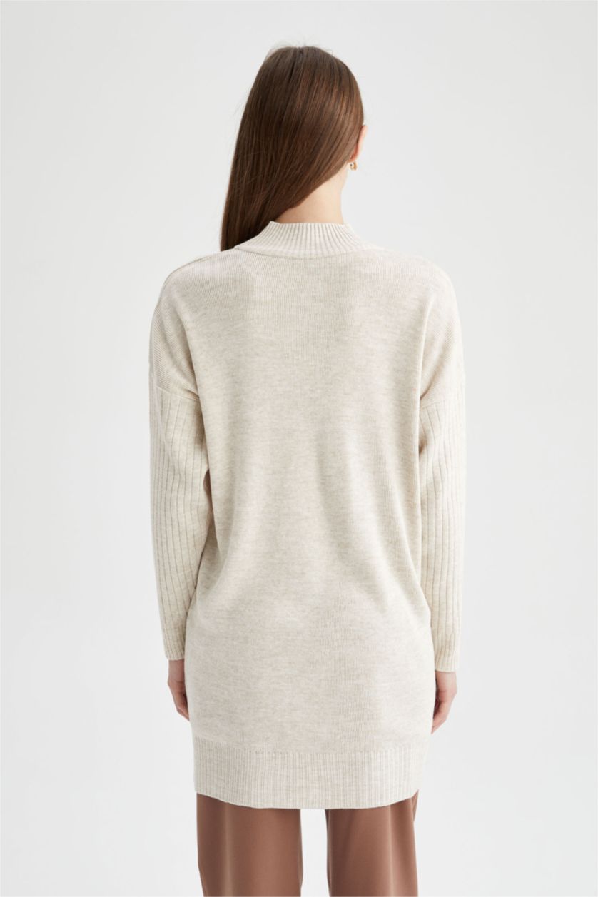 WOMAN Beige Regular Fit Tunic