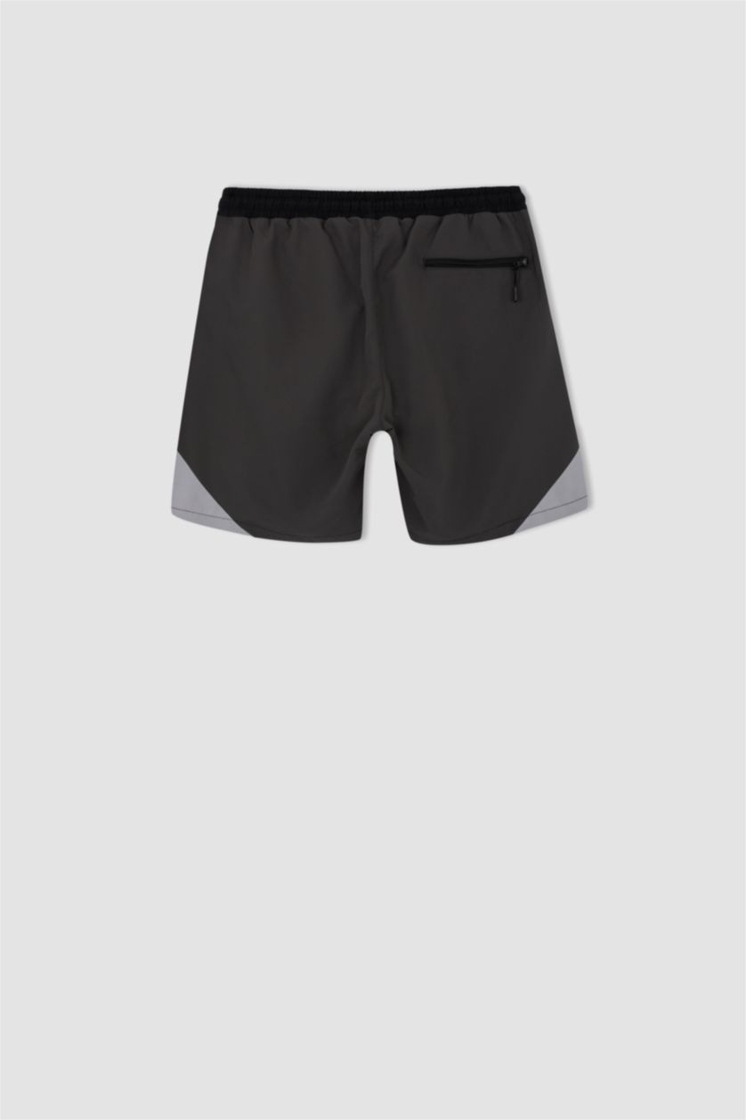 HOMME Noir Short de bain à Coupe régulière de DeFactoFit