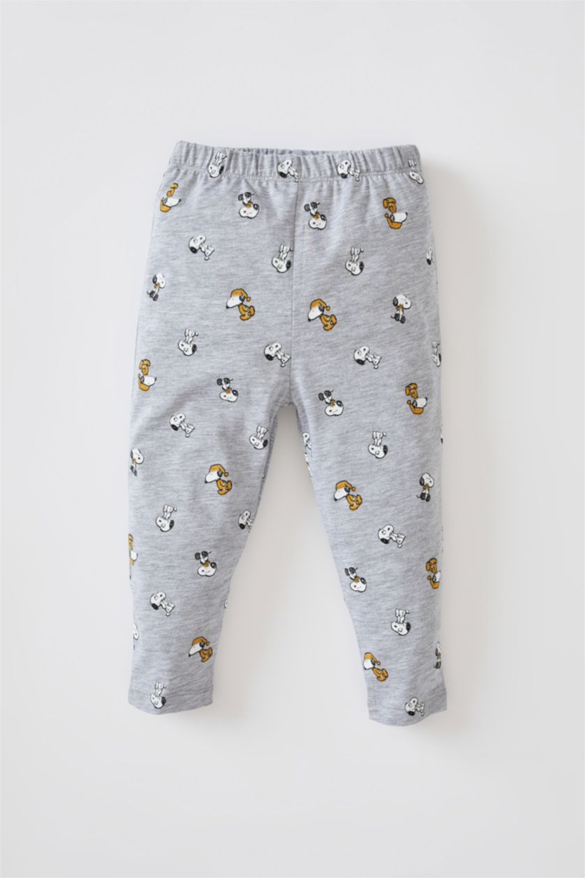 BÉBÉ GARÇON Gris Pyjama à manches longues sous licence Snoopy pour bébé garçon