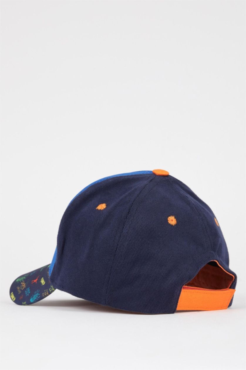 Boys & Teens Blue Boy Printed Cotton Cap Hat