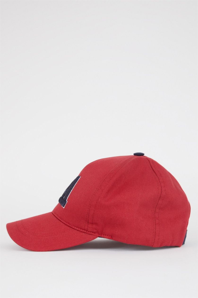 BOYS & TEENS Bordeaux Embroidered Cap