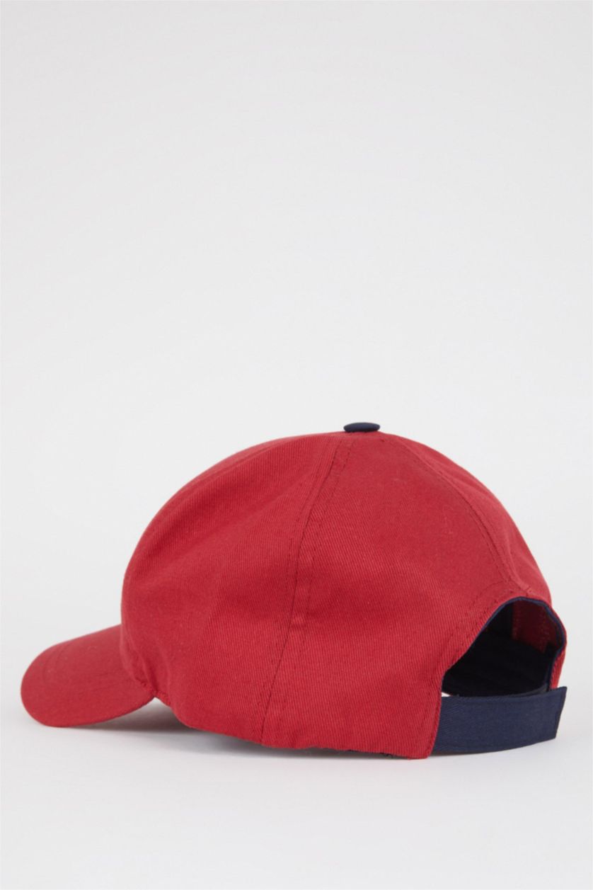 BOYS & TEENS Bordeaux Embroidered Cap