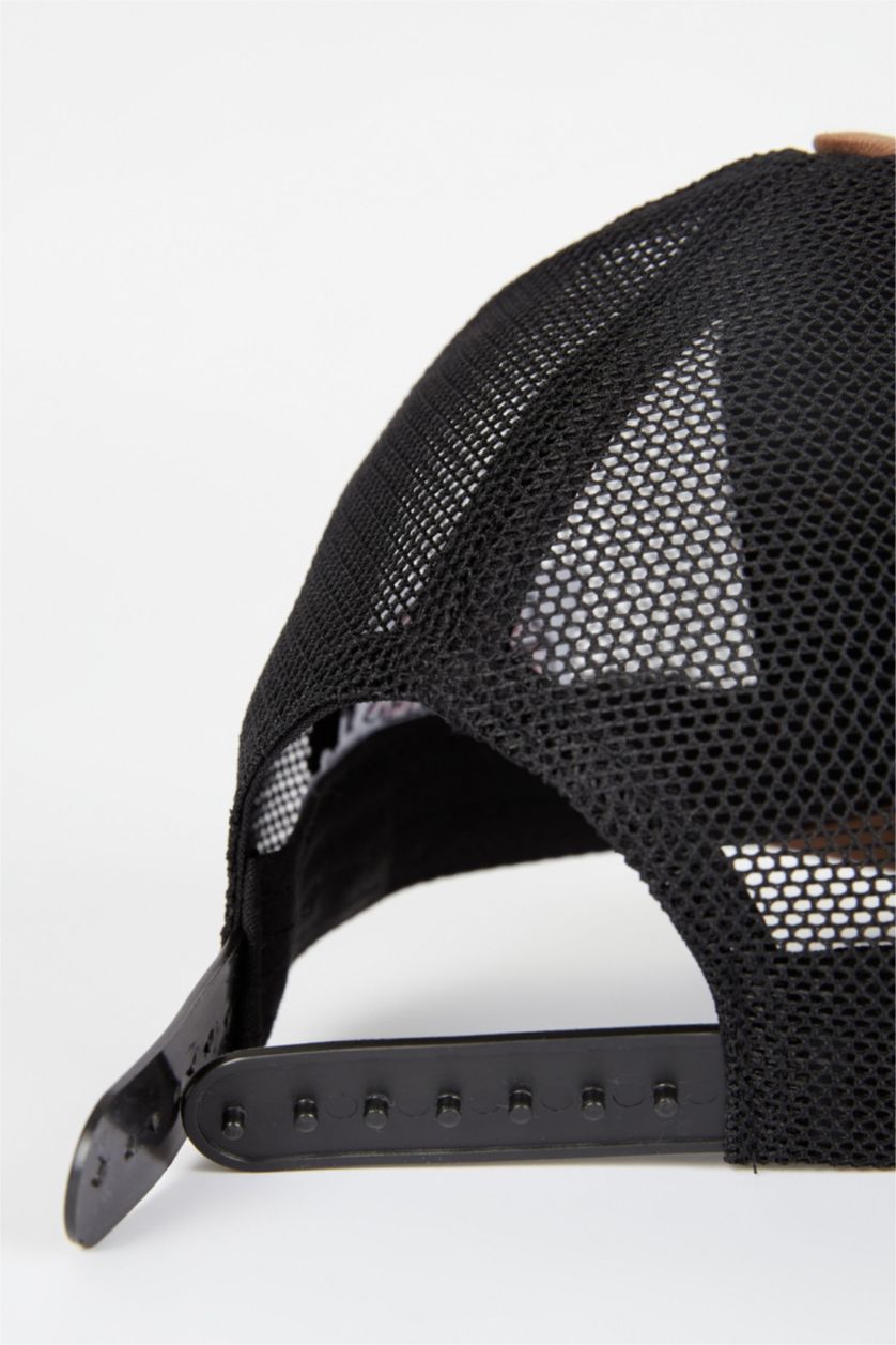 BOYS & TEENS Brown Boys Looney Tunes Licensed Changeable Label Baseball Basketball Cap