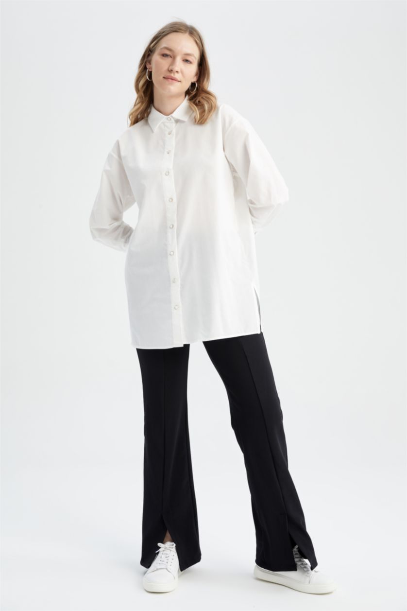 نساء أسود بنطلون