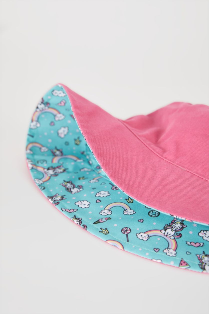 FILLES Turquoise Chapeau Bob Imprimé Fille