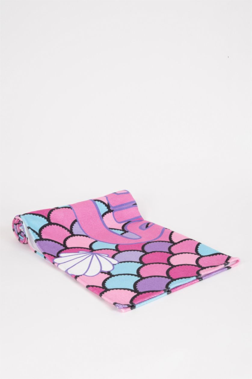 Girls & Teens Purple Girl Beach Towel