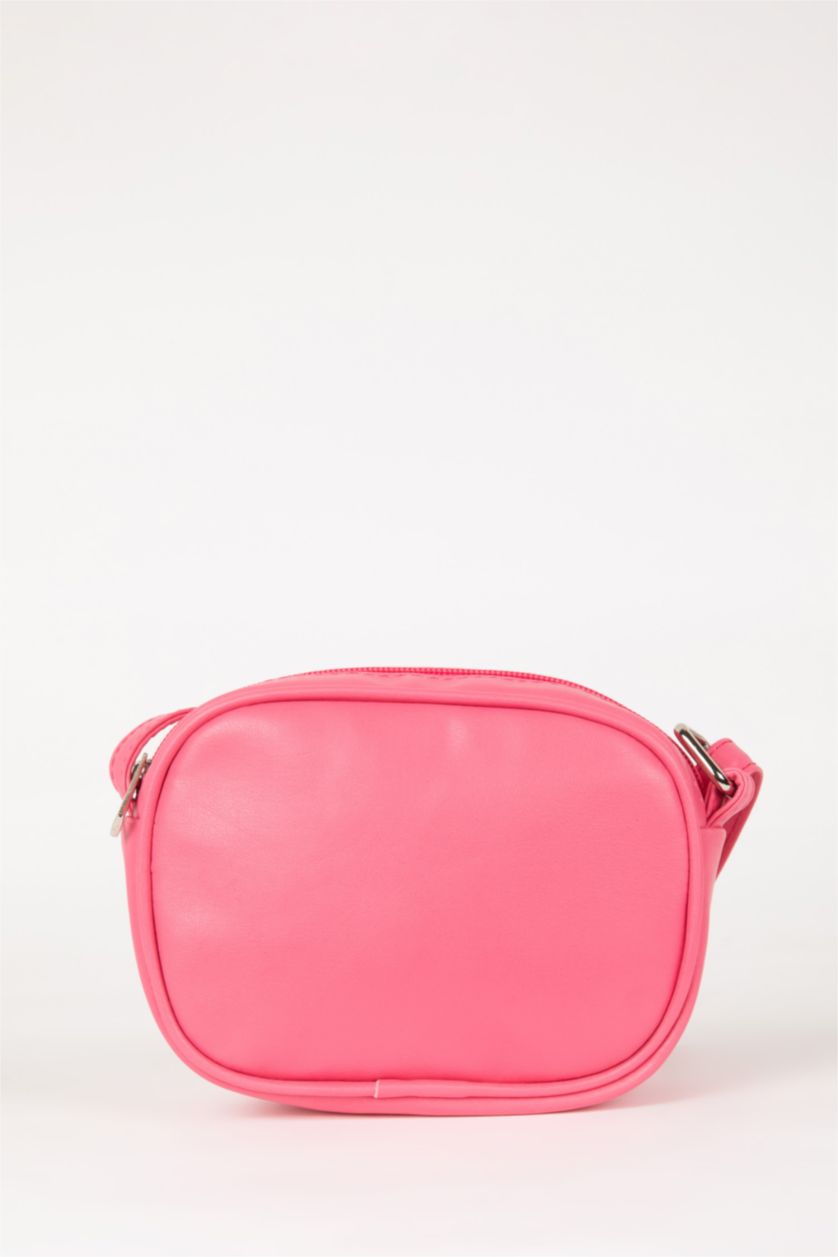 GIRLS & TEENS Pink Girl Teddy Bear Patterned Shoulder Bag