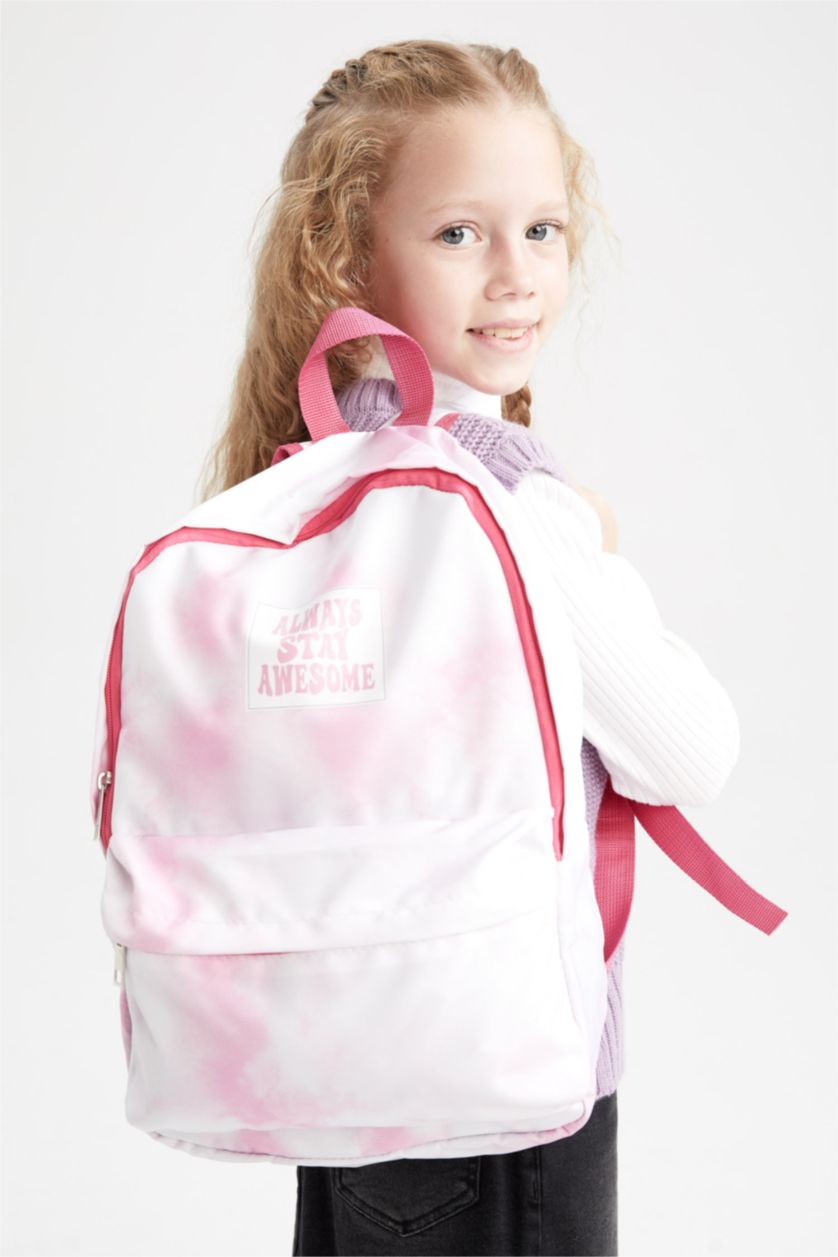 GIRLS & TEENS Karma Girls Batik Patterned Large Backpack