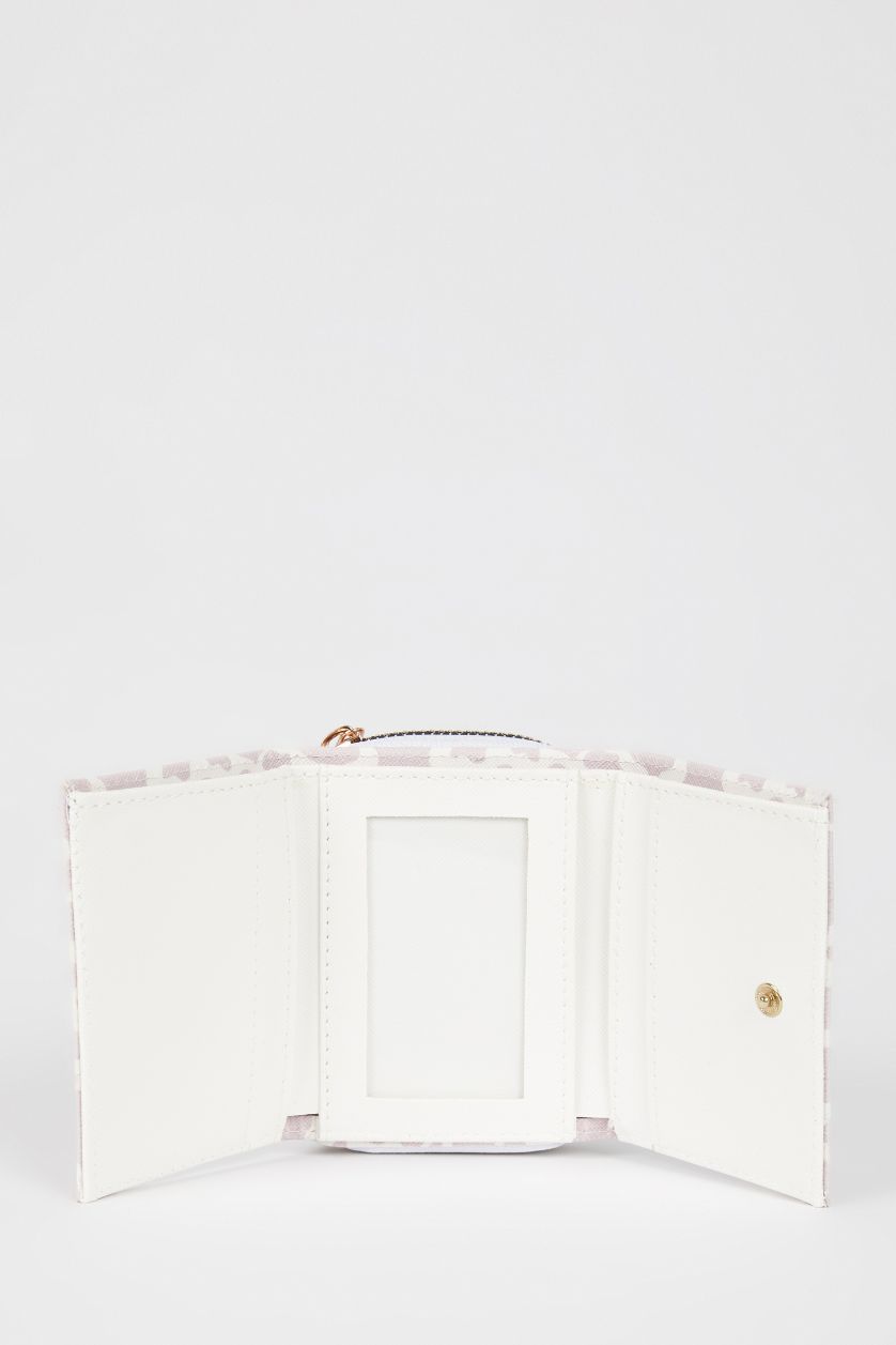 Kadın Karma Kadın Desenli Suni Deri Cüzdan