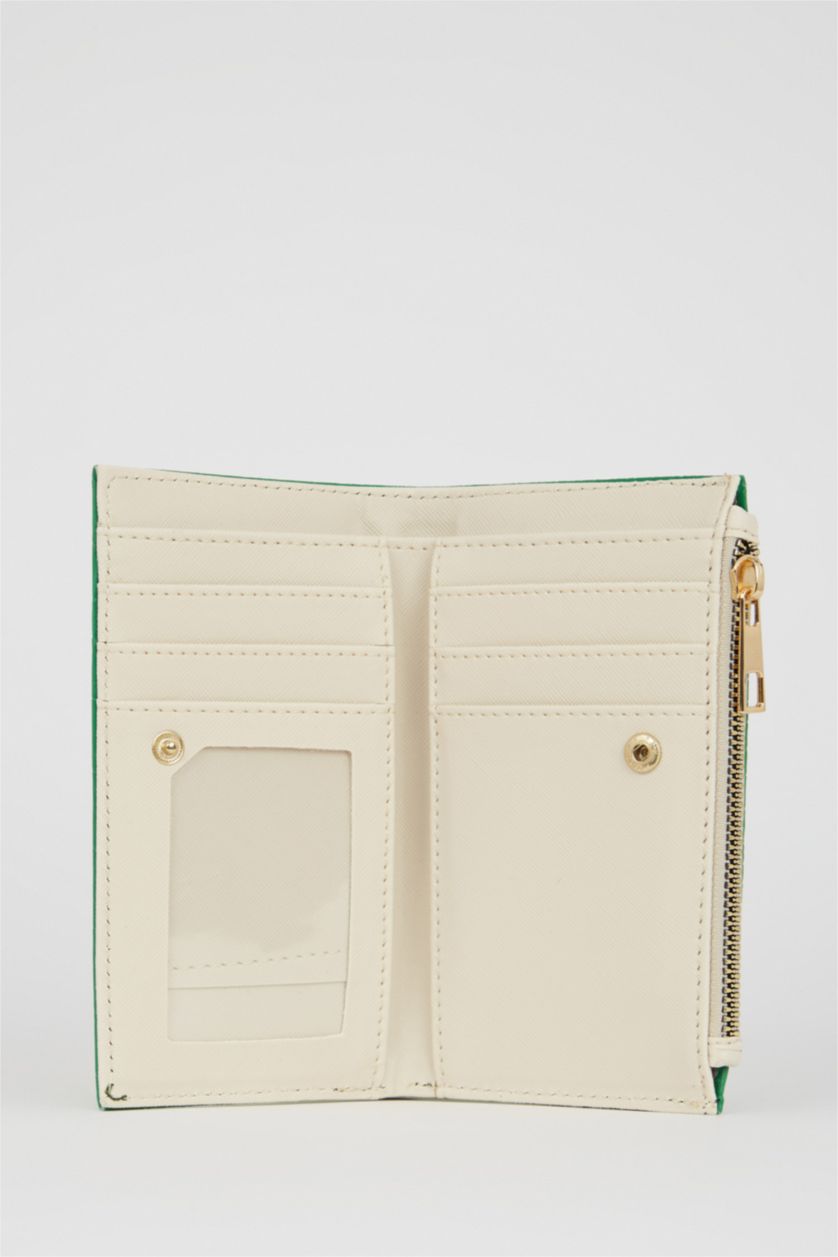 نساء أخضر محفظة جلد التمساح النسائية