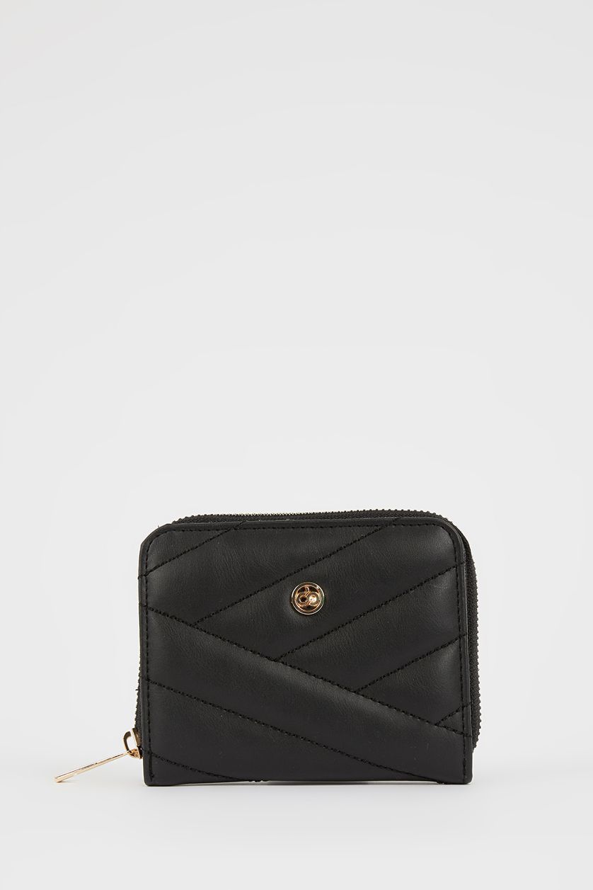 Kadın Siyah Kadın Suni Deri Cüzdan