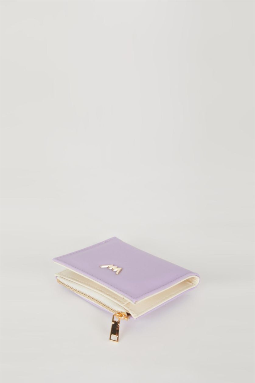 نساء أرجواني محفظة نسائي جلد صناعي