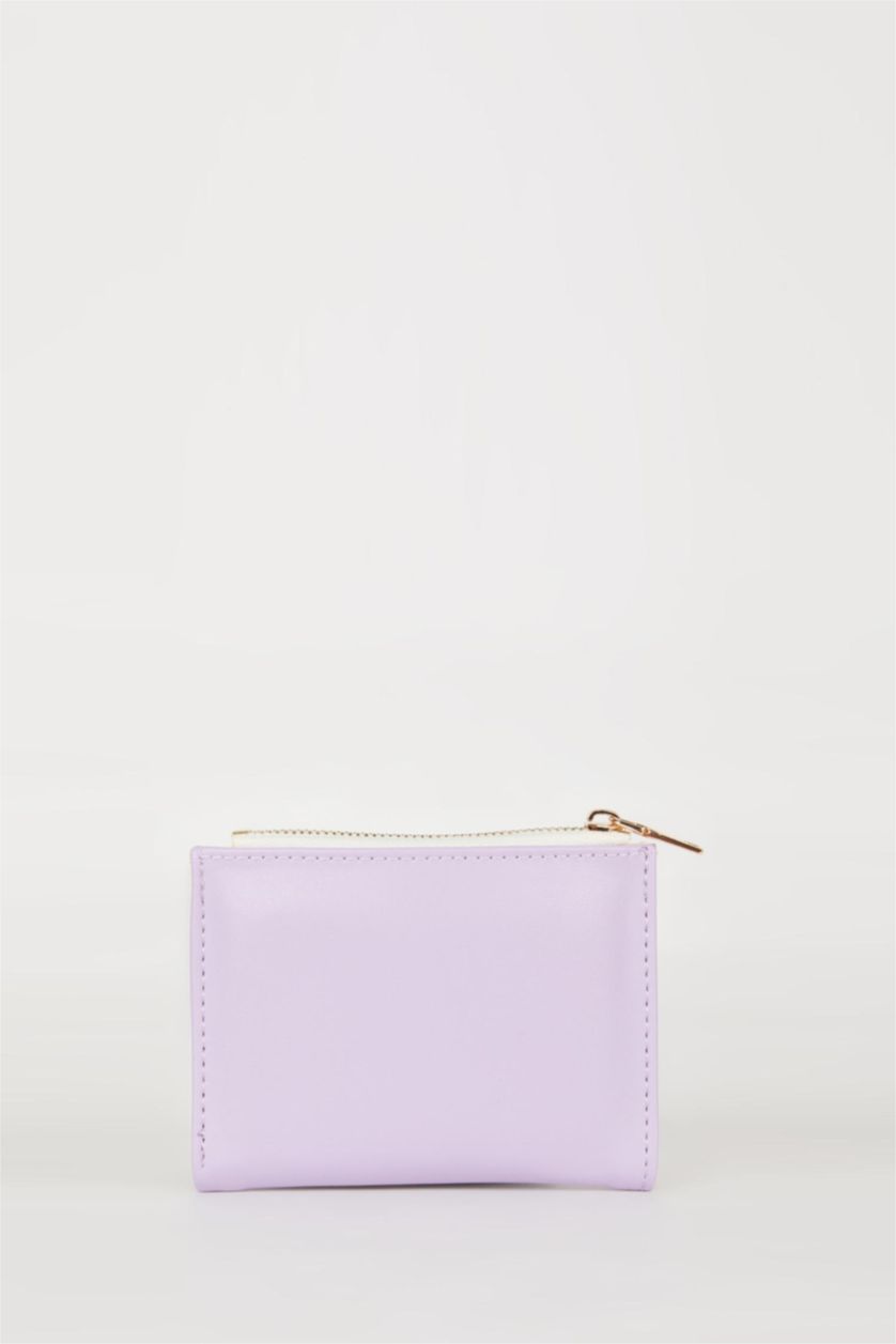 نساء أرجواني محفظة نسائي جلد صناعي