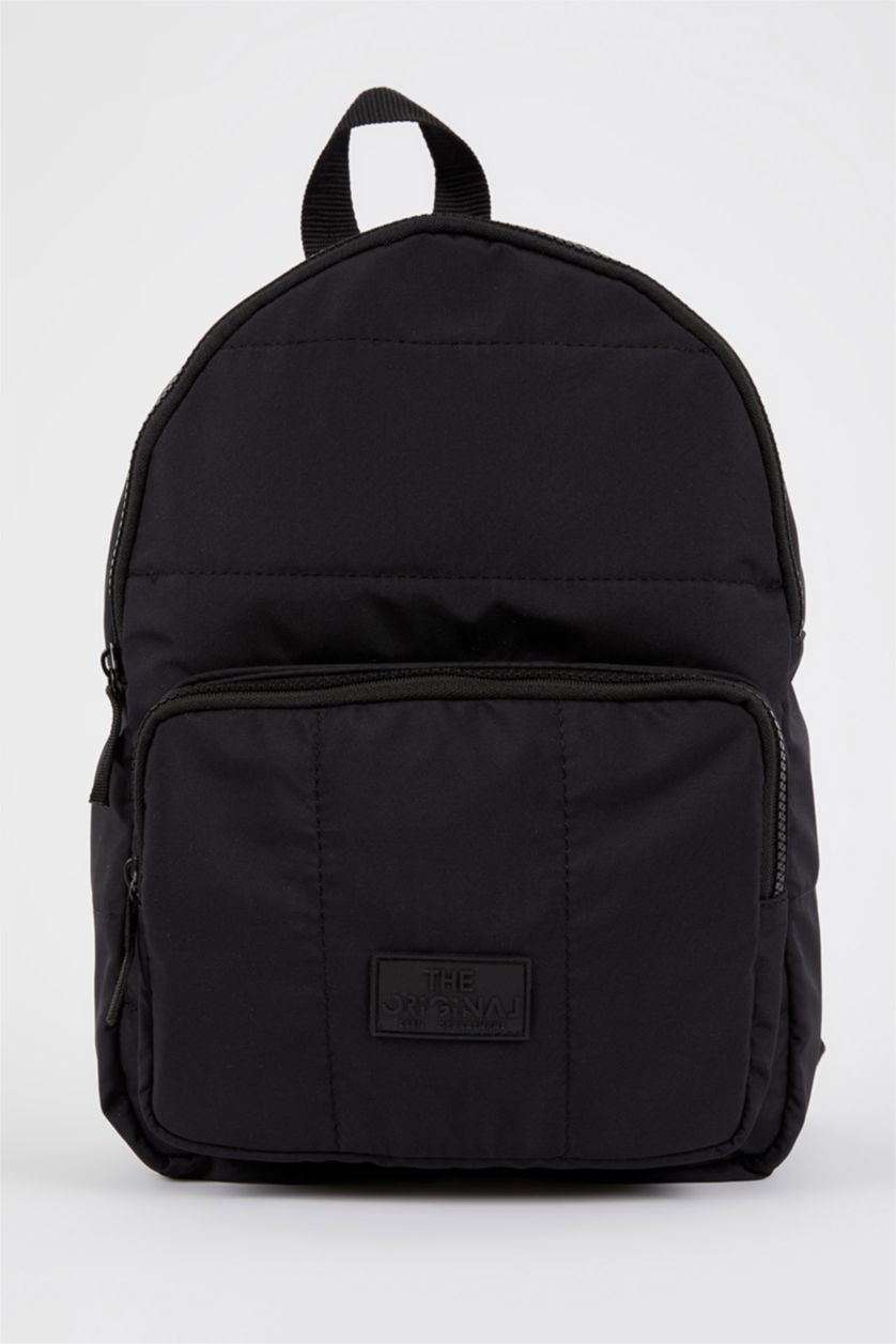 WOMAN Black Woman Large Backpack