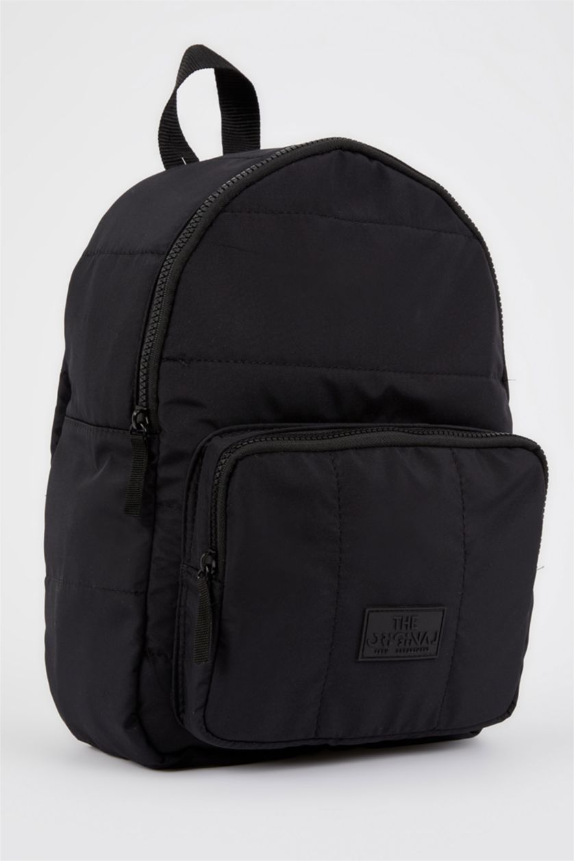 WOMAN Black Woman Large Backpack