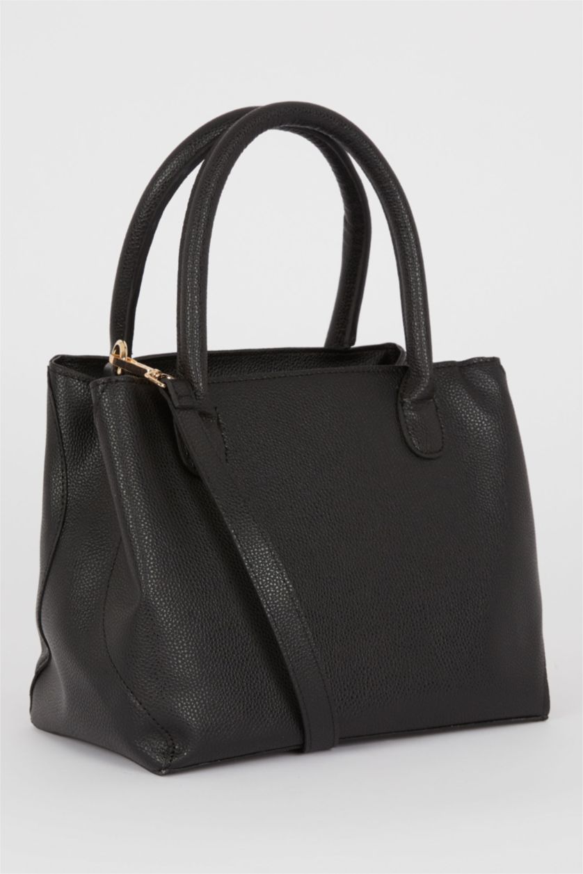 FEMME Noir Faux Leather Shoulder bag