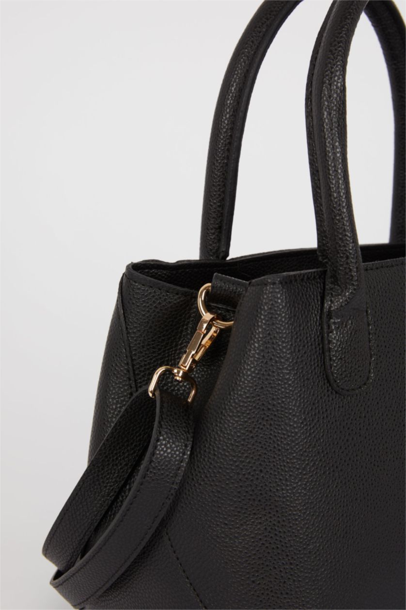 FEMME Noir Faux Leather Shoulder bag