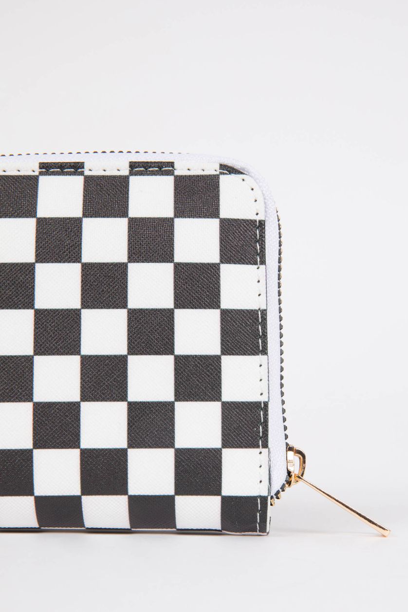 Жіночий Чорний Гаманець зі штучної шкіри для жінок