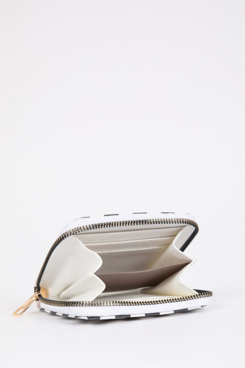 Жіночий Чорний Гаманець зі штучної шкіри для жінок