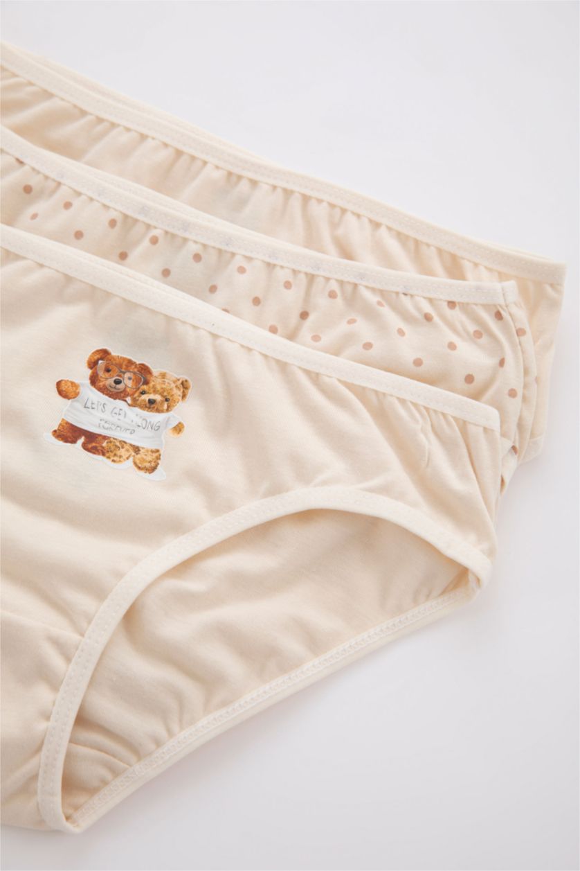 Девочки и подростки Бежевый Трусы стандартного кроя