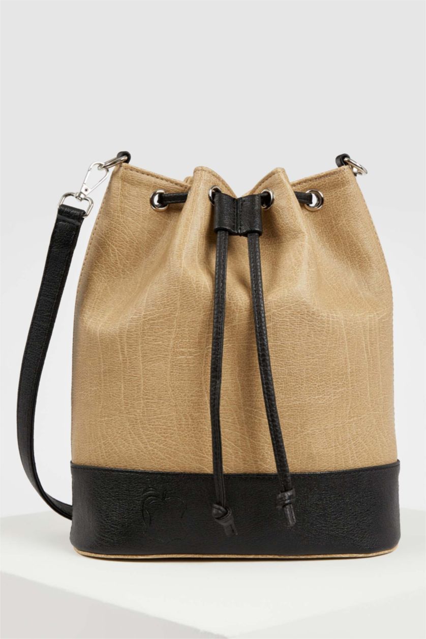 Kadın Karma Suni Deri Omuz Çantası