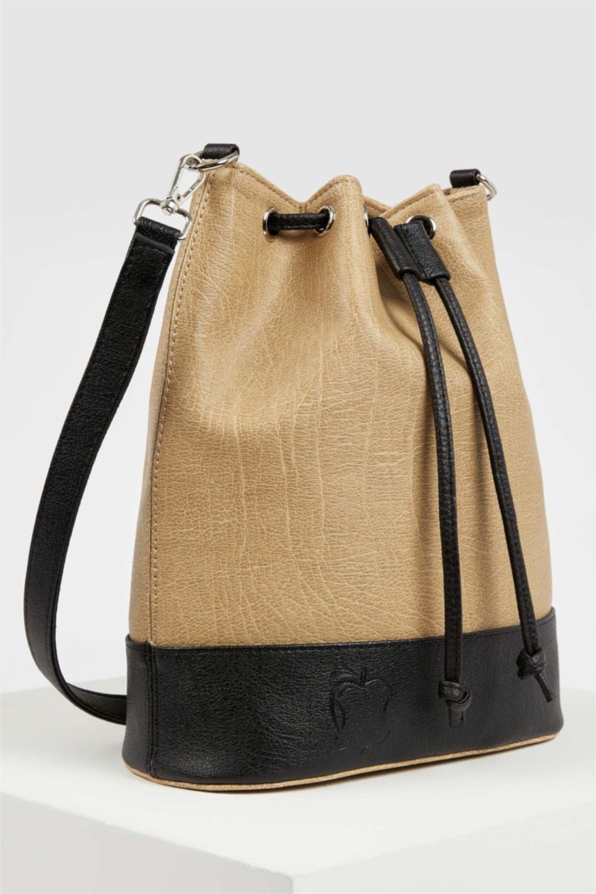 Kadın Karma Suni Deri Omuz Çantası