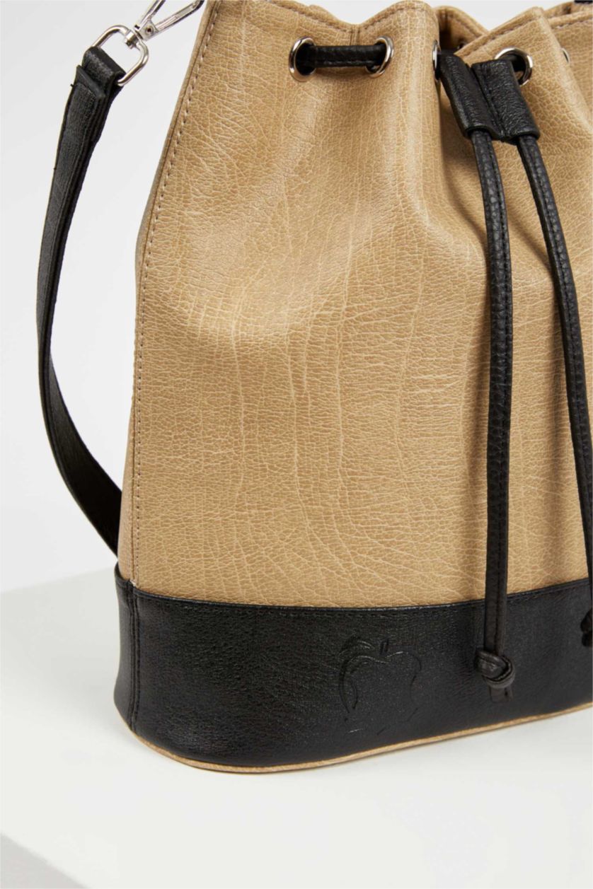 Kadın Karma Suni Deri Omuz Çantası