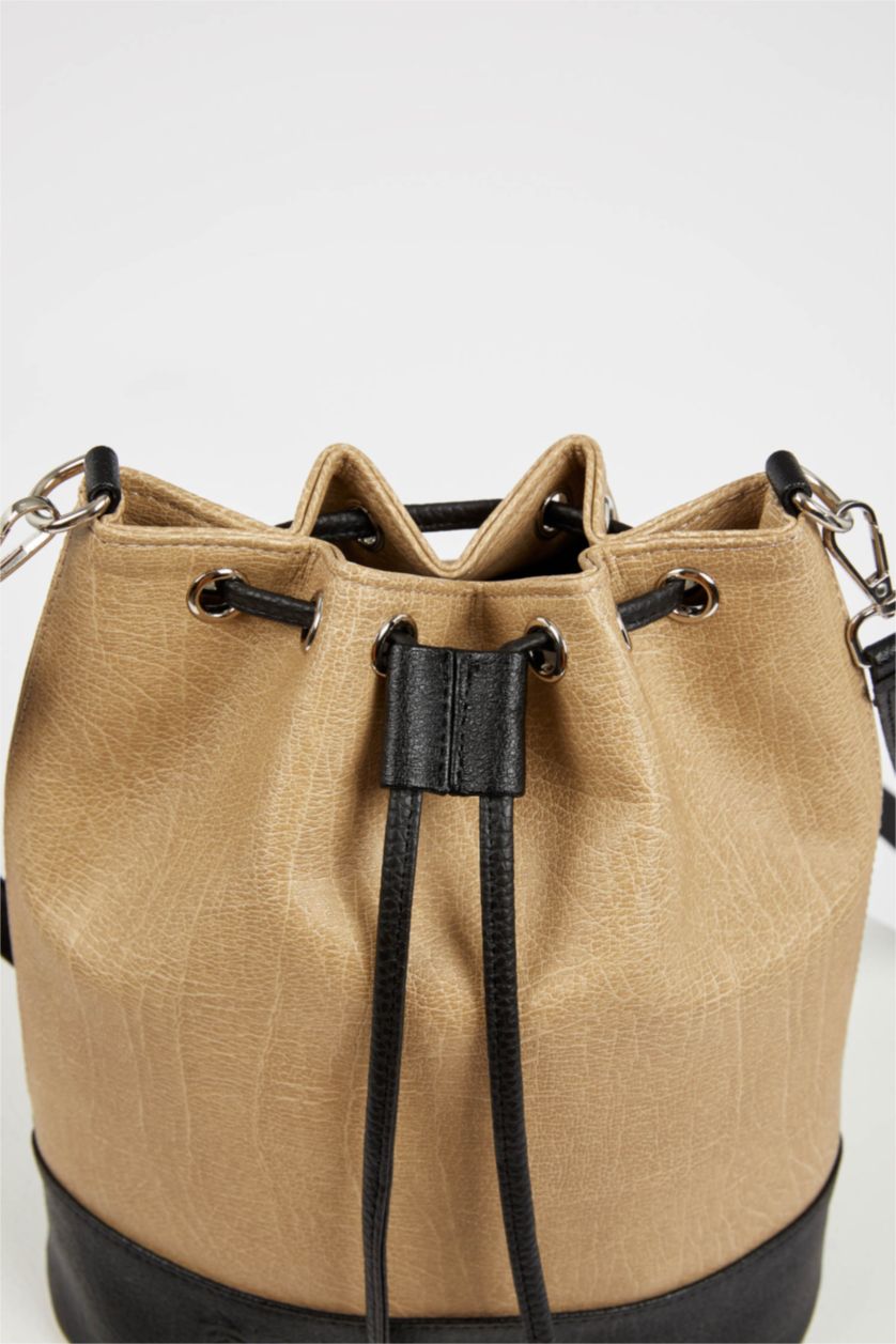 Kadın Karma Suni Deri Omuz Çantası