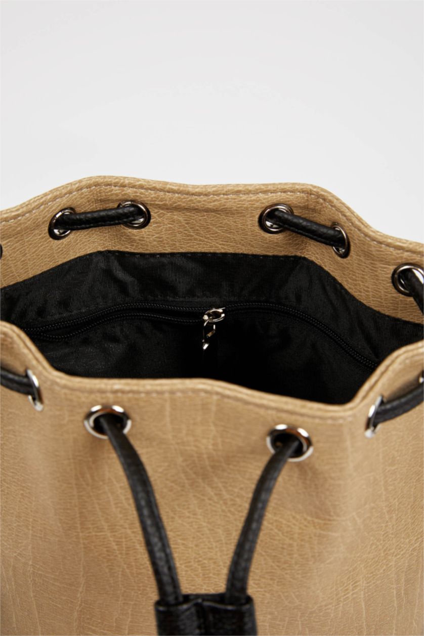 Kadın Karma Suni Deri Omuz Çantası