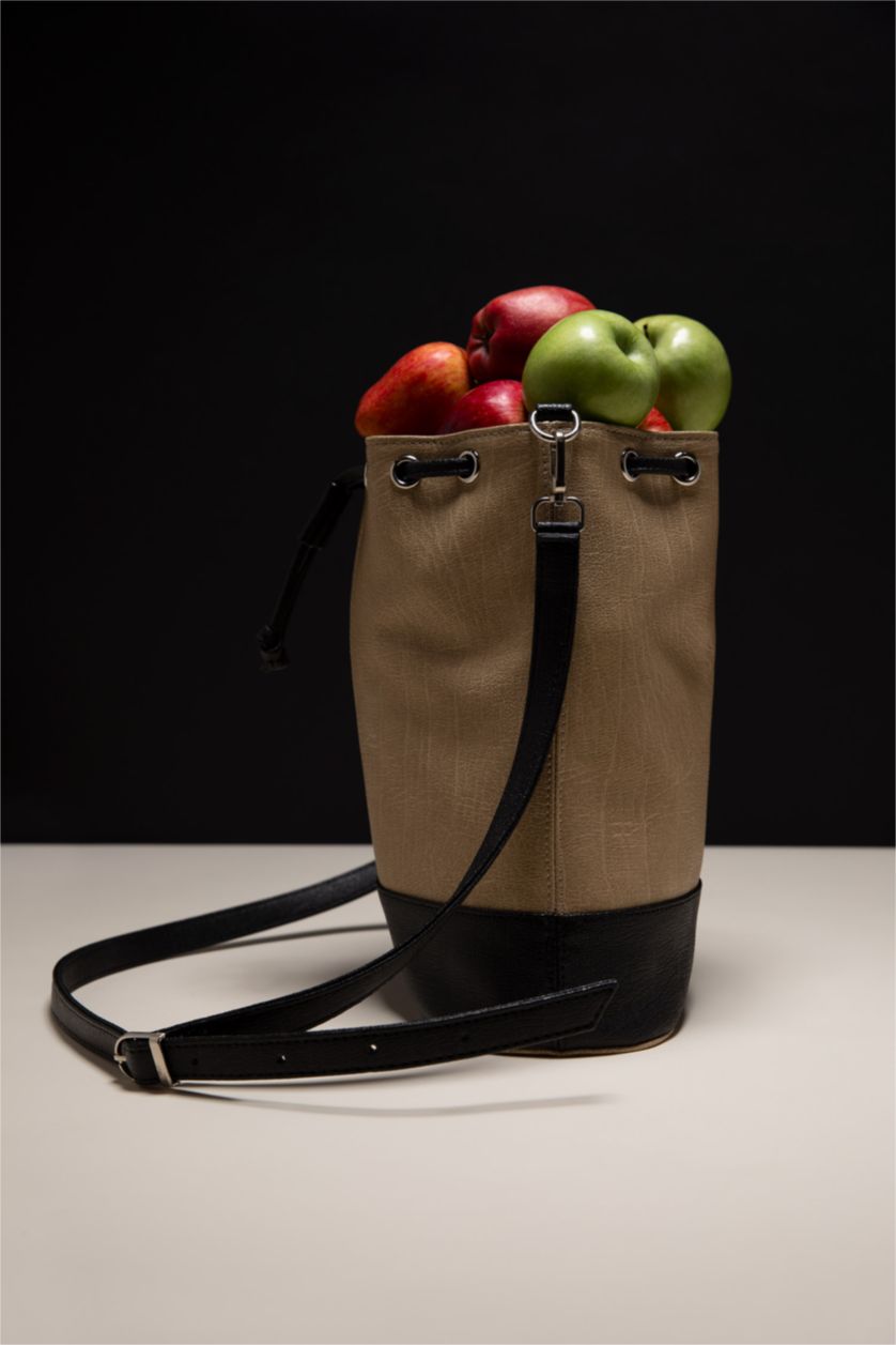 Kadın Karma Suni Deri Omuz Çantası