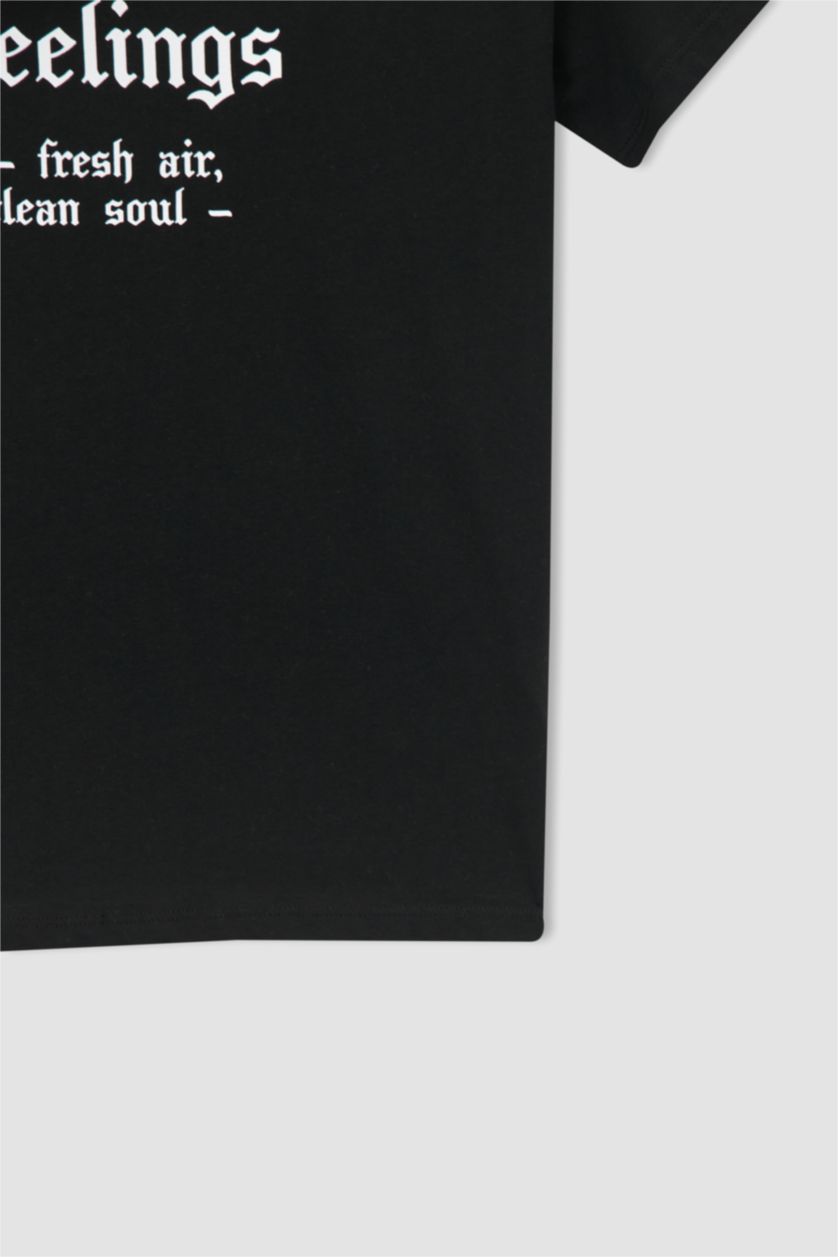 نساء أسود Regular Fit Short Sleeve T-Shirt