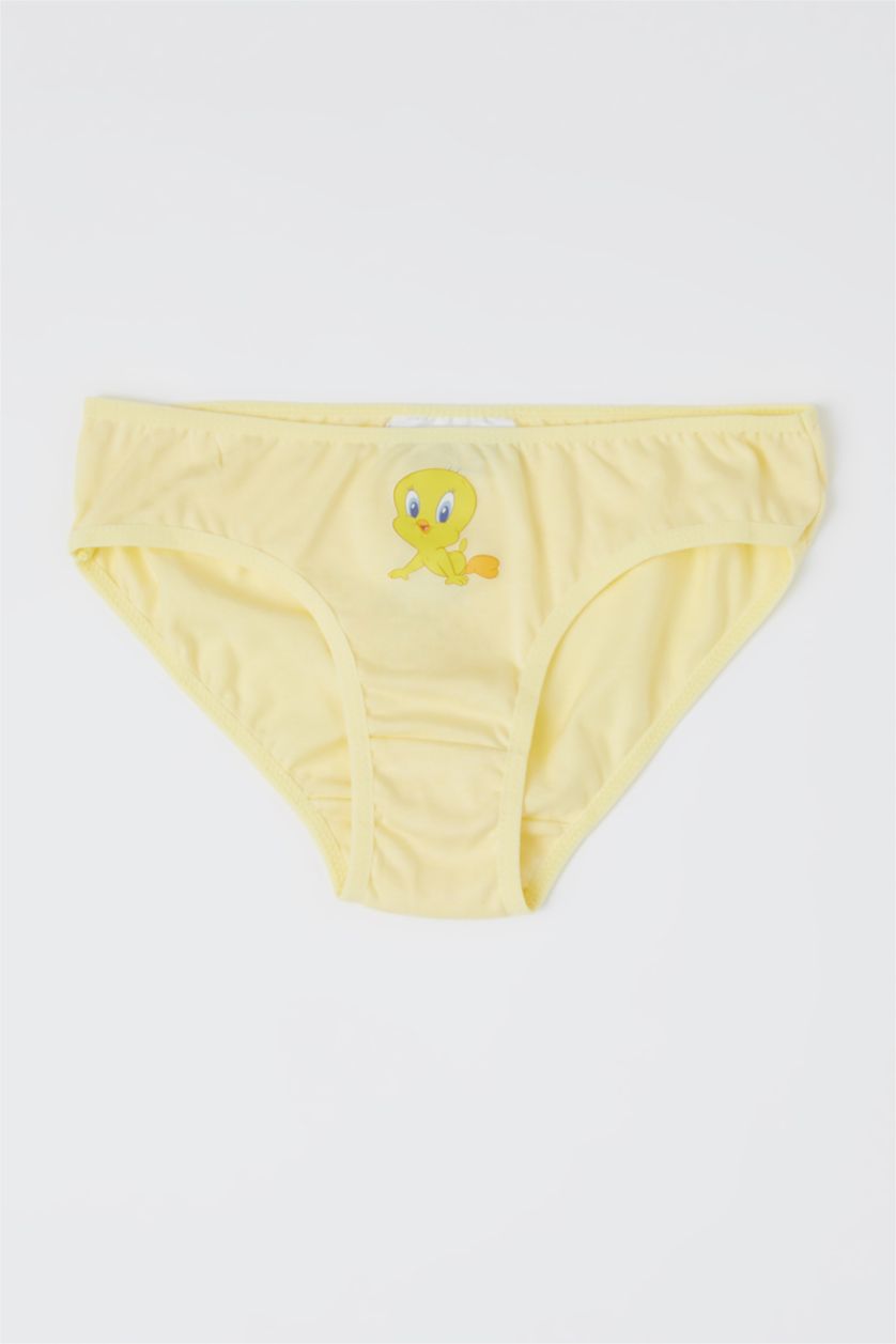 Kız Çocuk - Genç Kız Kırık Beyaz Kız Çocuk Looney Tunes Tweety Pamuklu 3'lü Külot