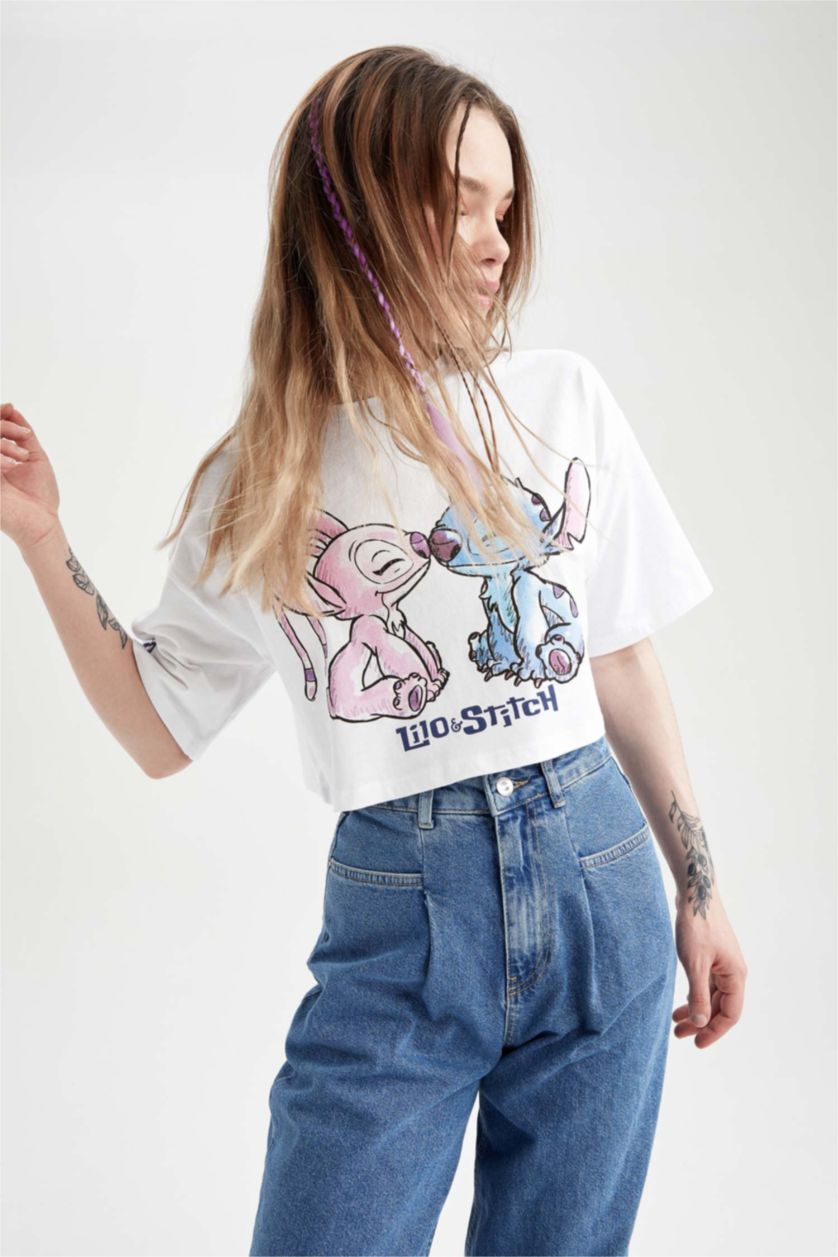 WOMAN White Oversize Fit Short Sleeve T-Shirt
