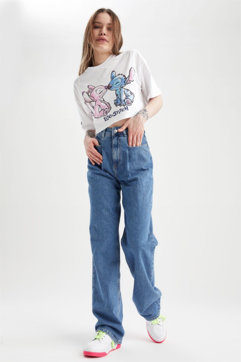 WOMAN White Oversize Fit Short Sleeve T-Shirt
