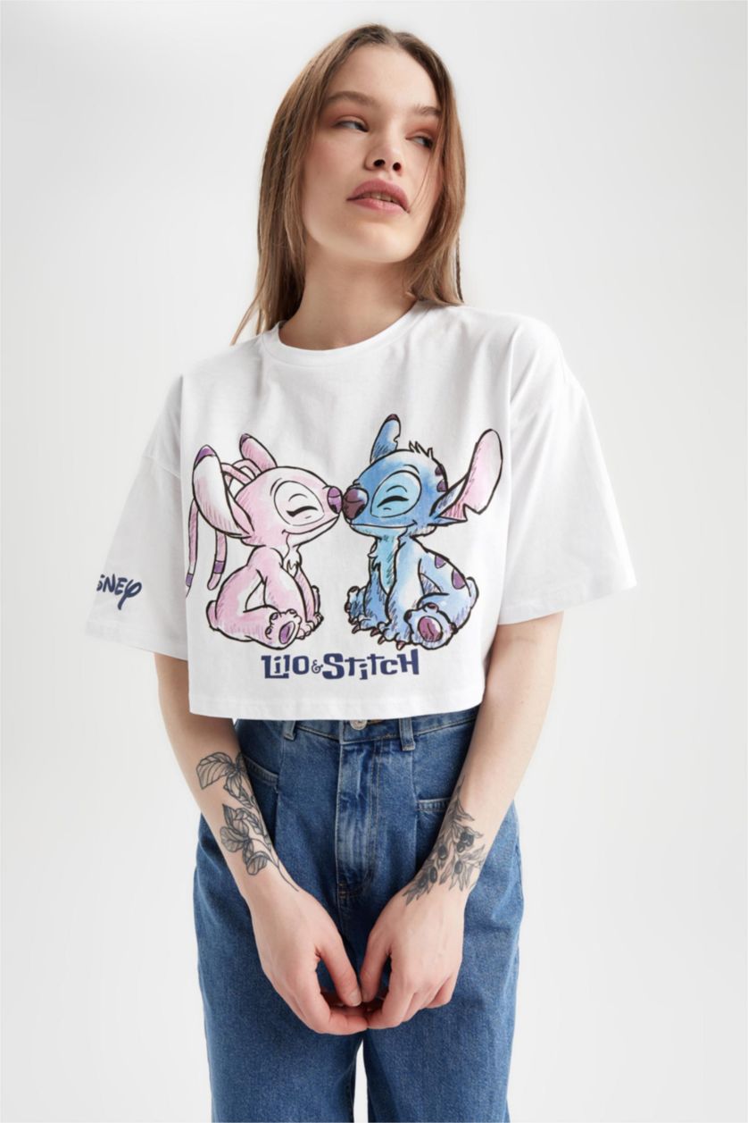 WOMAN White Oversize Fit Short Sleeve T-Shirt