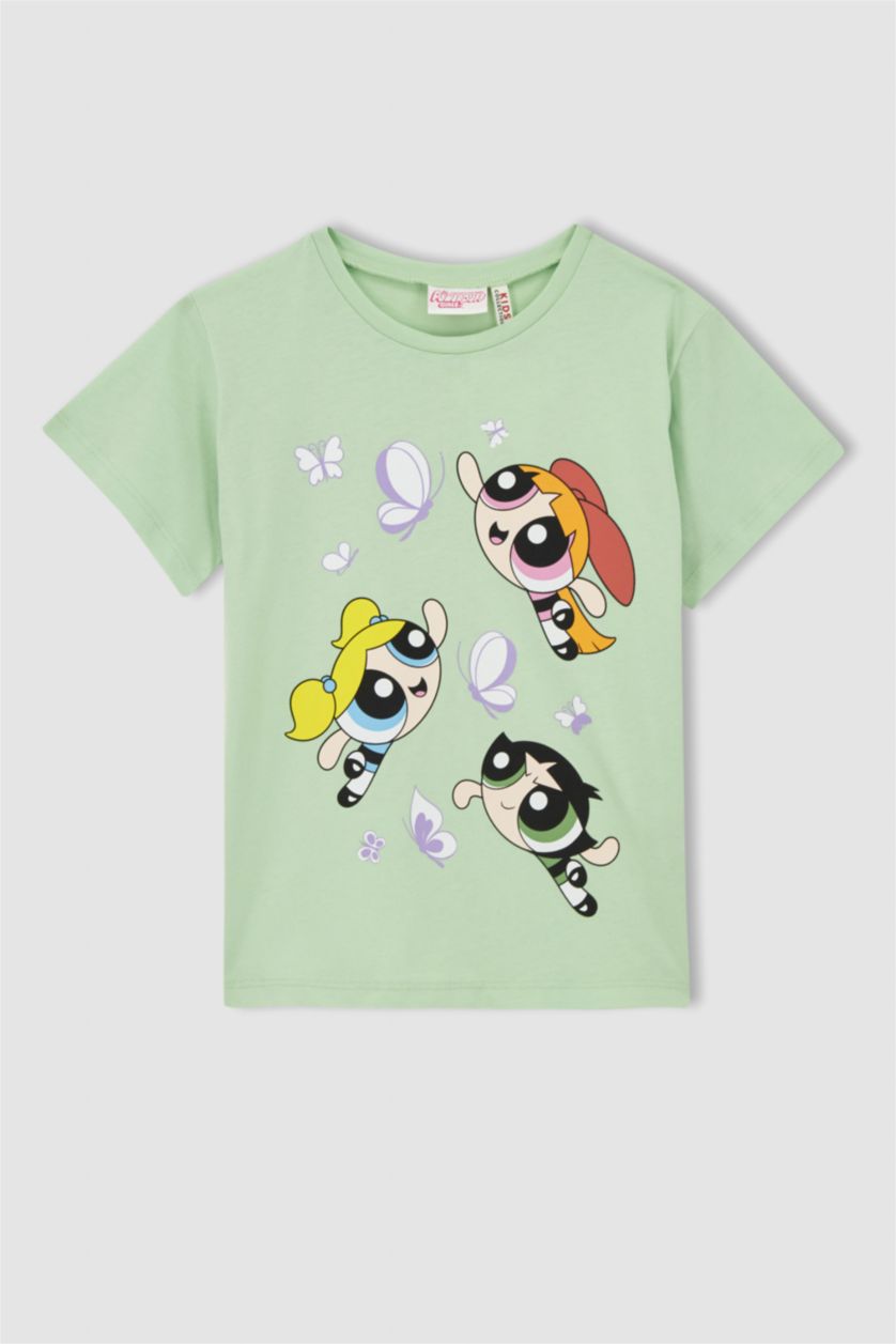 GIRLS & TEENS Mint Girls' PowerPuff Girls Short Sleeve T-Shirt