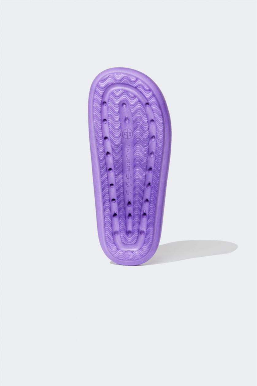 WOMAN Lilac Women Single Band Eva Slippers