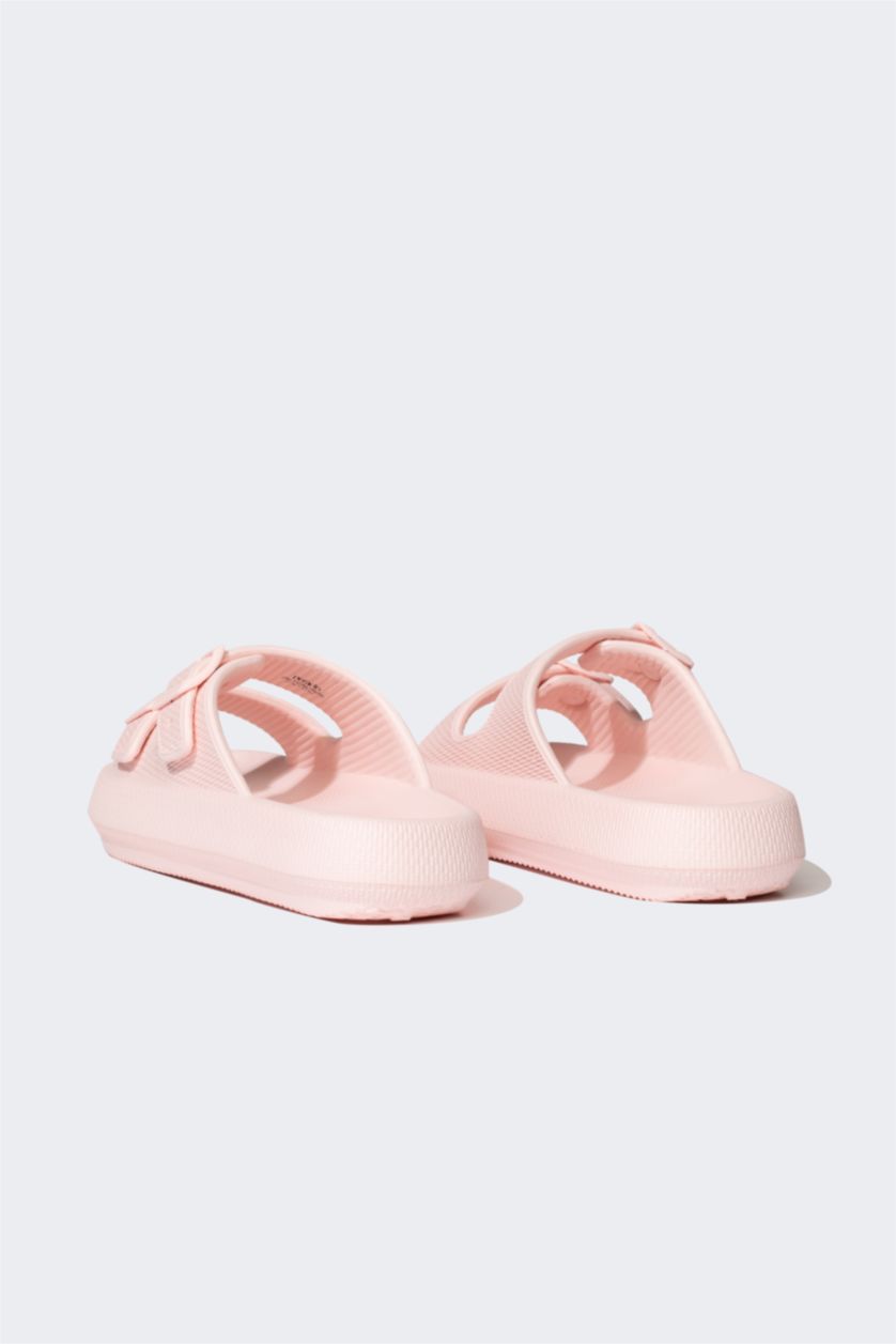 Kadın Pembe Kadın Kalın Taban Eva Terlik