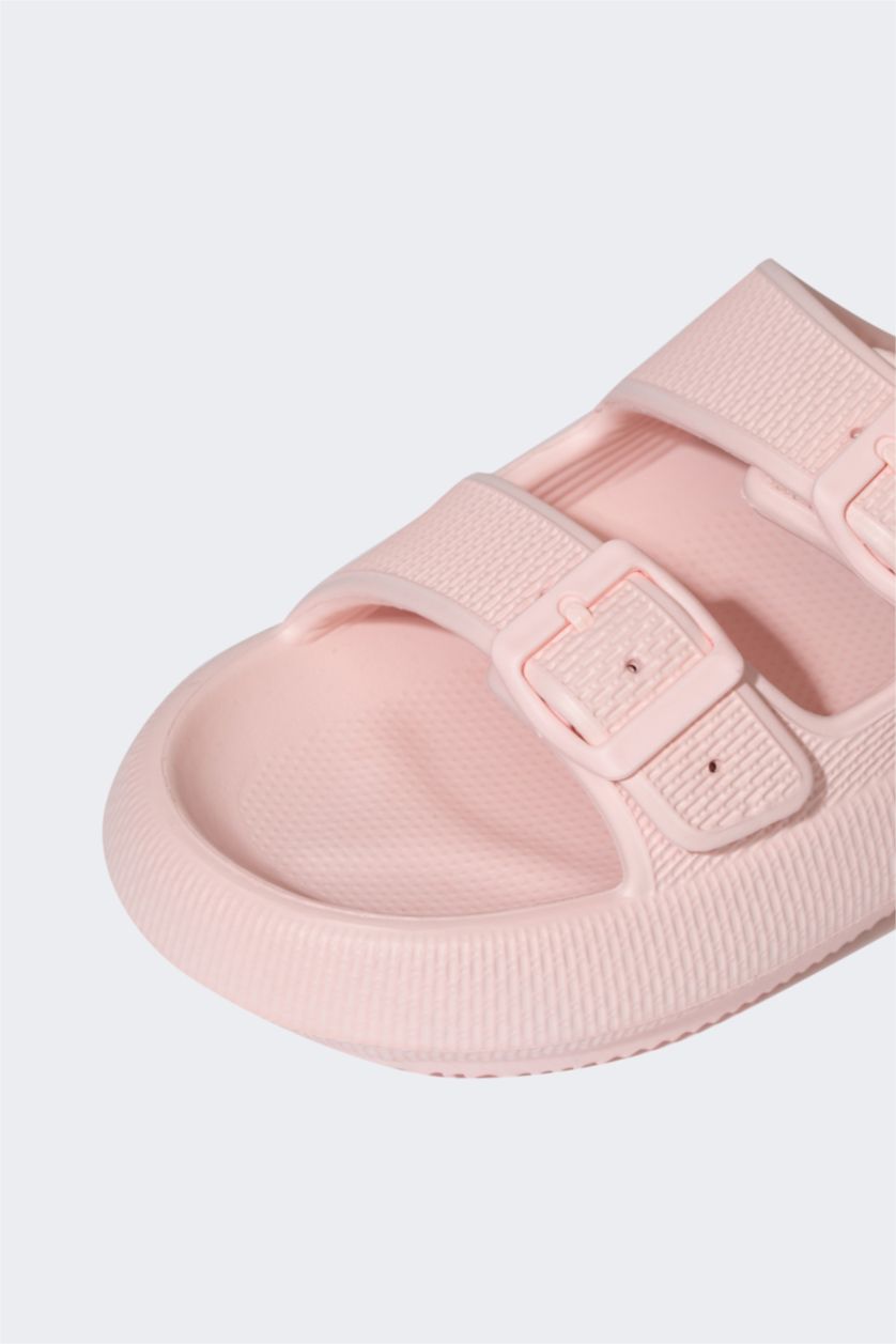 Kadın Pembe Kadın Kalın Taban Eva Terlik