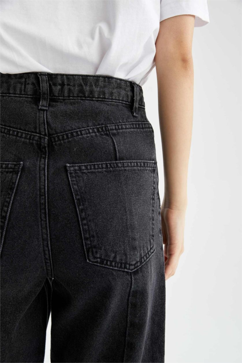 WOMAN Grey Slouchy Fit High Waist Jeans