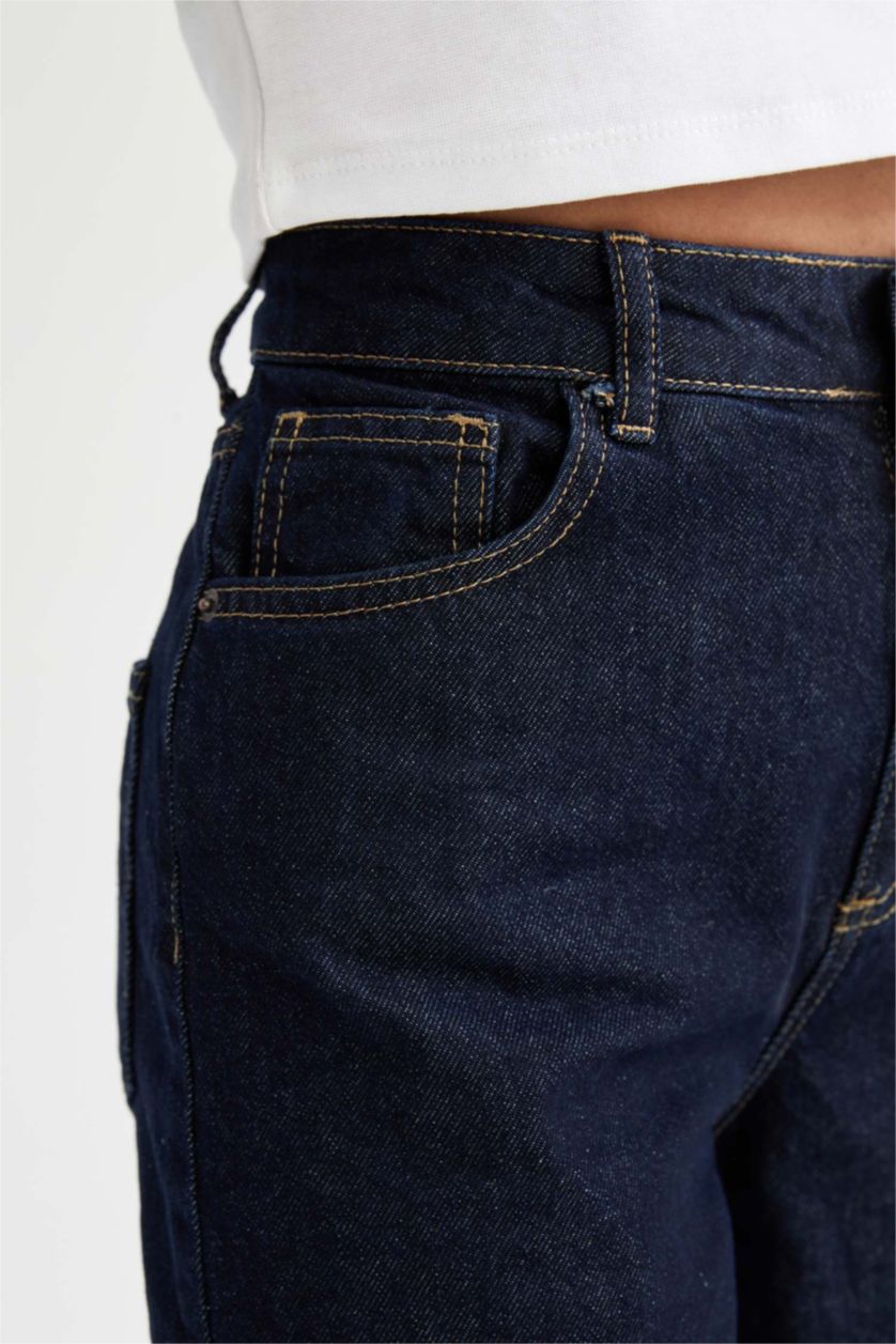 WOMAN Dark Blue 90's Wide Leg Jeans