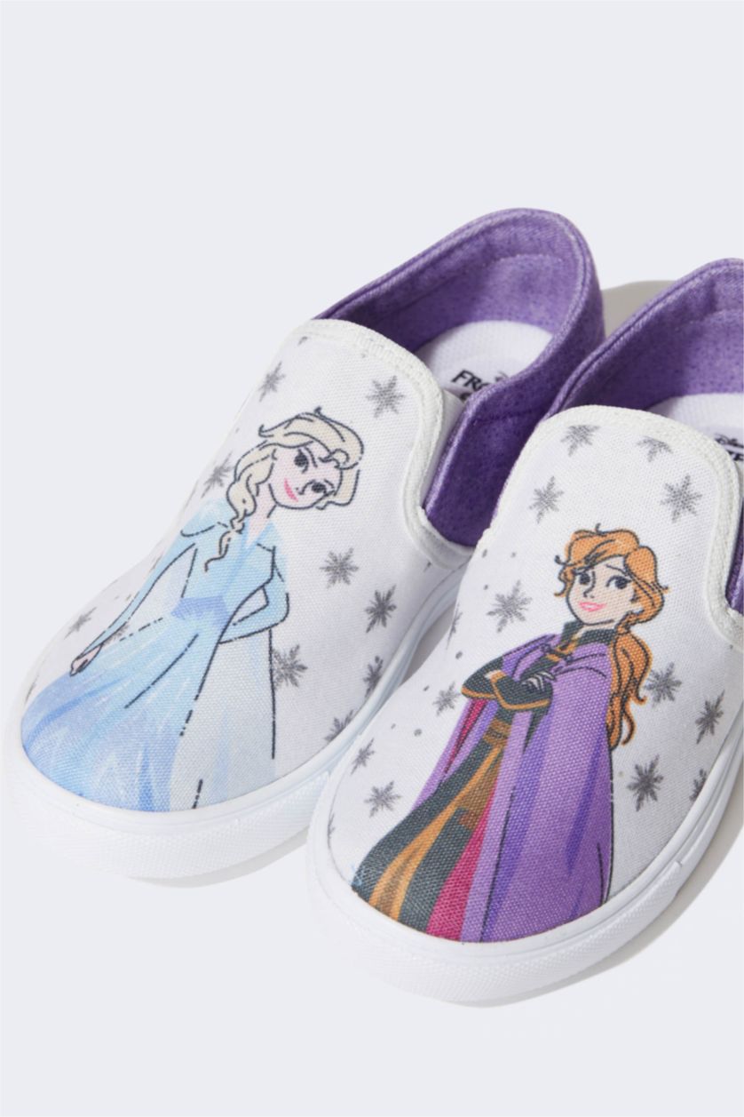 FILLES Blanc Chaussures Sneaker sous licence Frozen pour filles