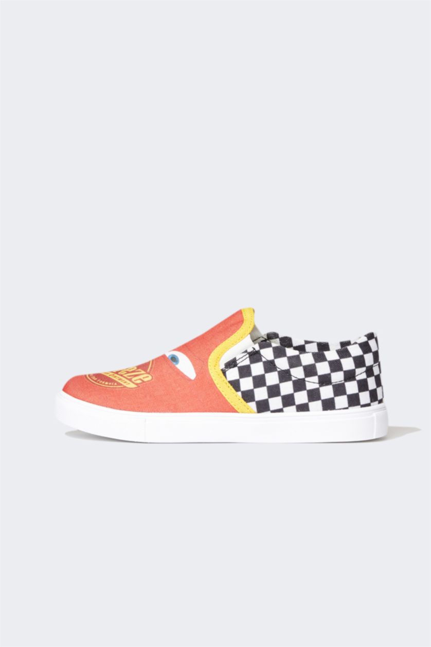 Erkek Çocuk - Genç Erkek Kırmızı Erkek Çocuk Cars Sneaker Spor Ayakkabı