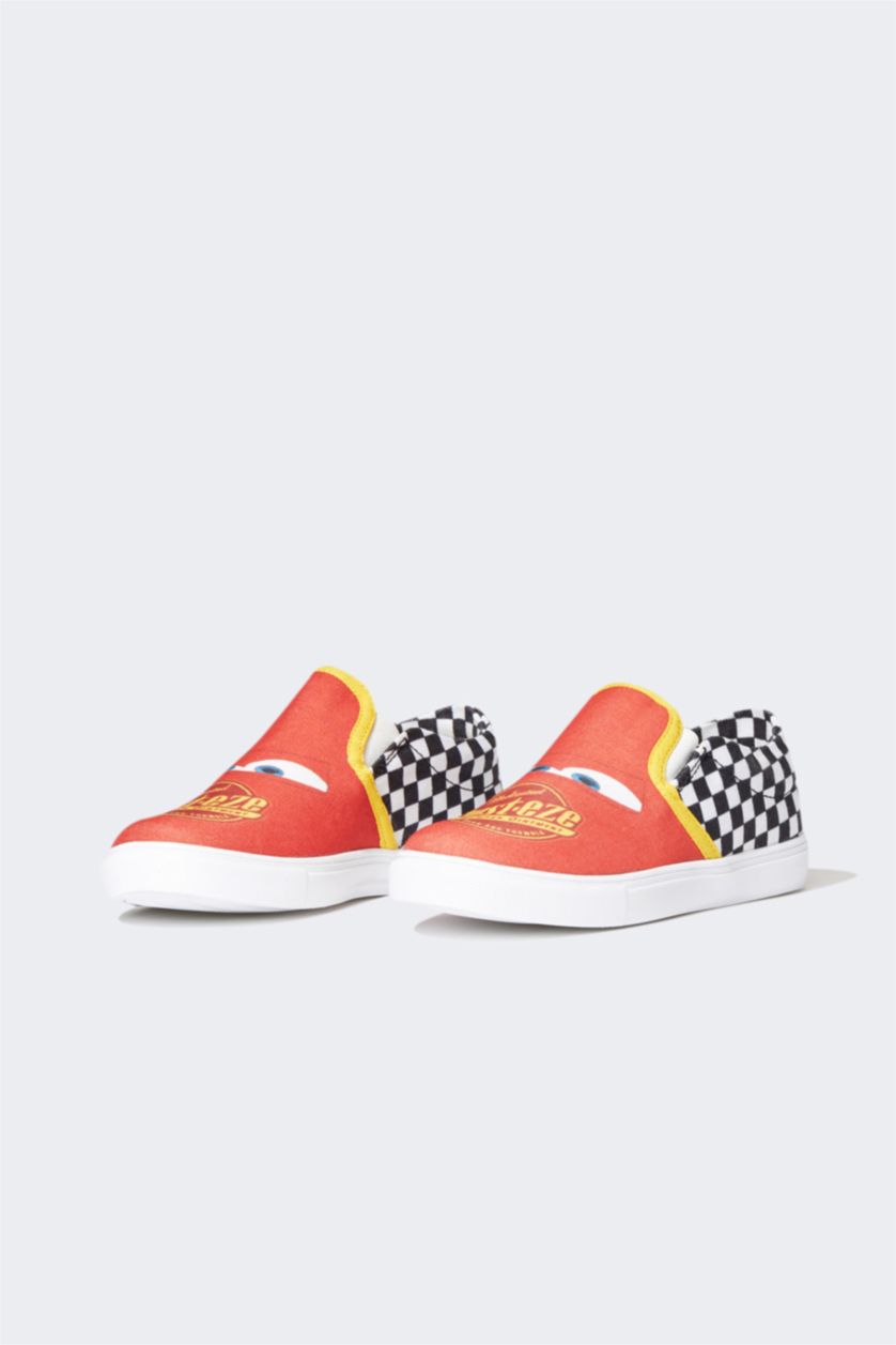 Erkek Çocuk - Genç Erkek Kırmızı Erkek Çocuk Cars Sneaker Spor Ayakkabı