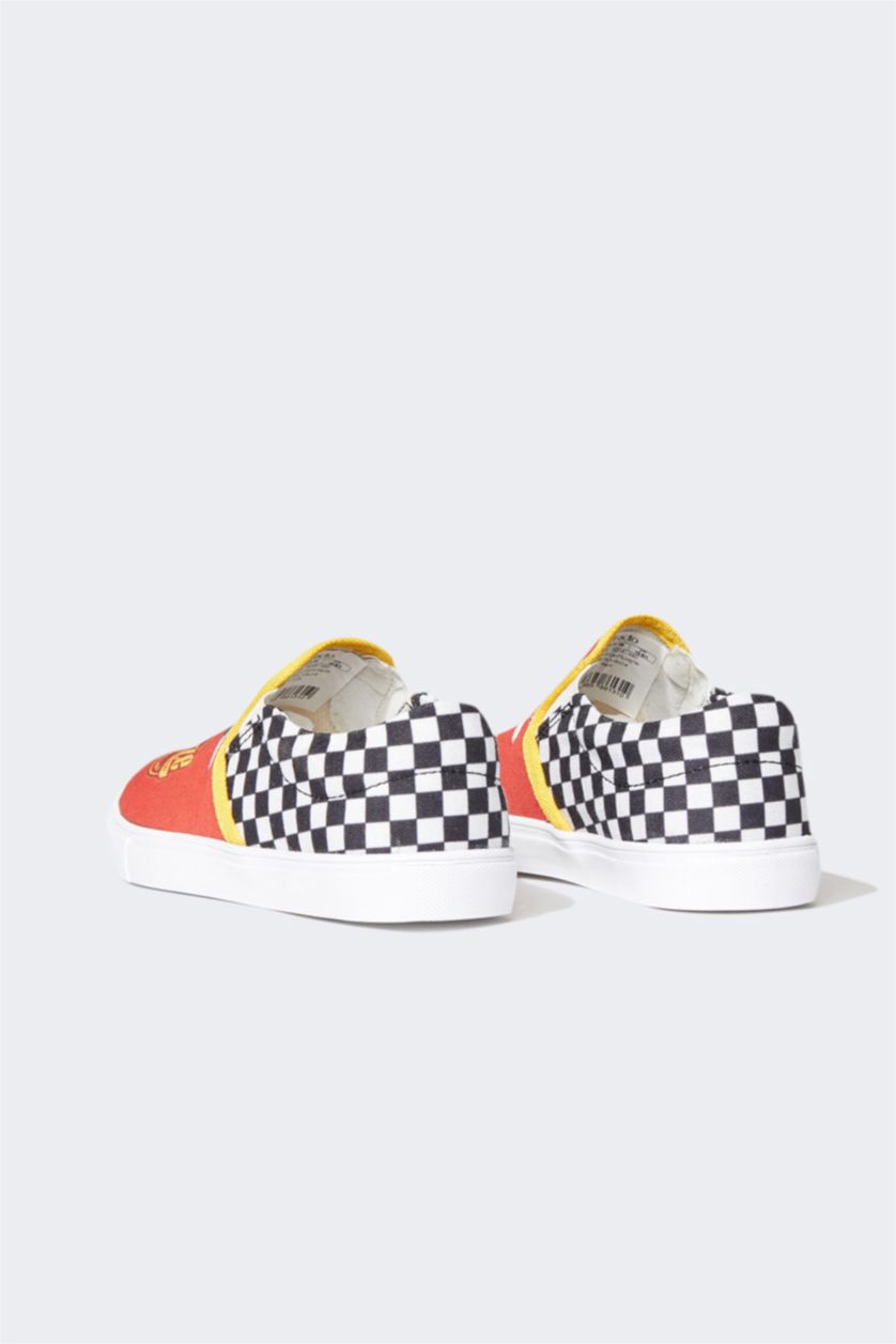 Erkek Çocuk - Genç Erkek Kırmızı Erkek Çocuk Cars Sneaker Spor Ayakkabı